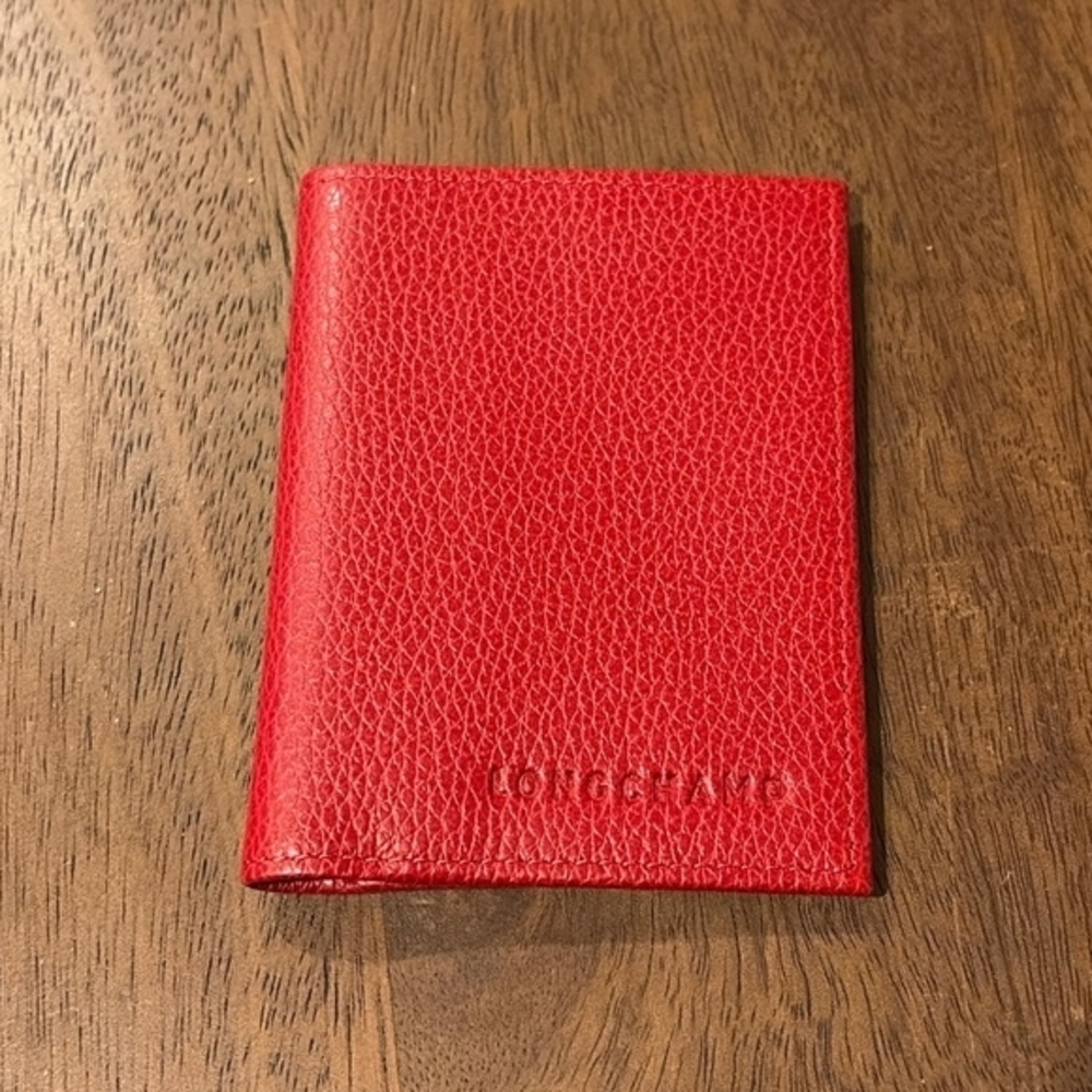 Longchamp Red Leather Wallet